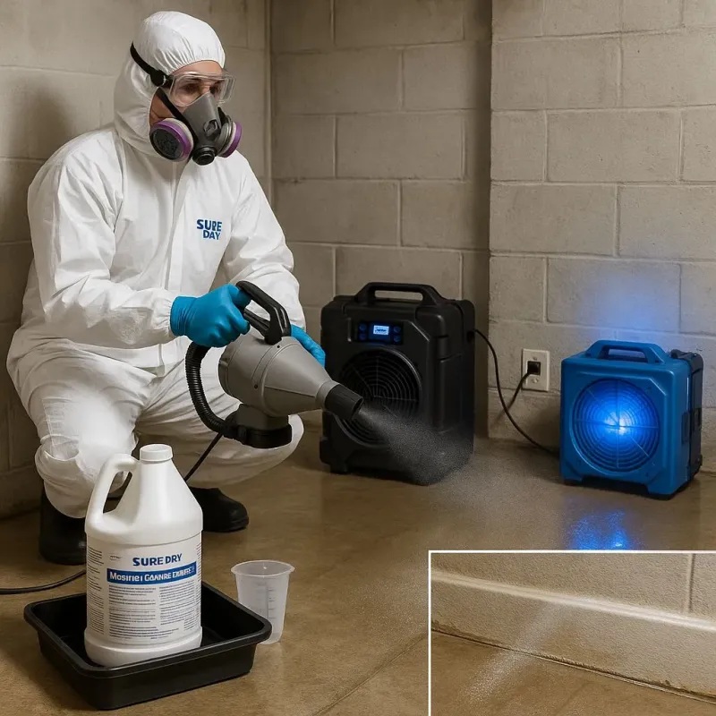 Sanitization and Odor Removal process in Klahanie, WA